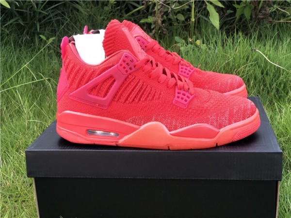 Jordan 4 Retro Flyknit Red