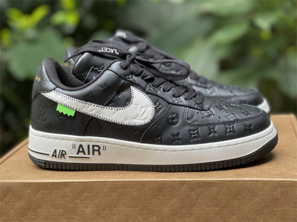 LV x Nike Air Force 1 Low Black