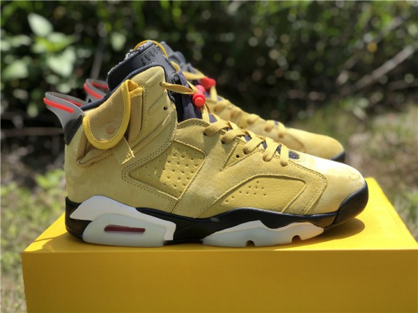 Travis Scott X Air Jordan 6 Yellow Cactus Jack
