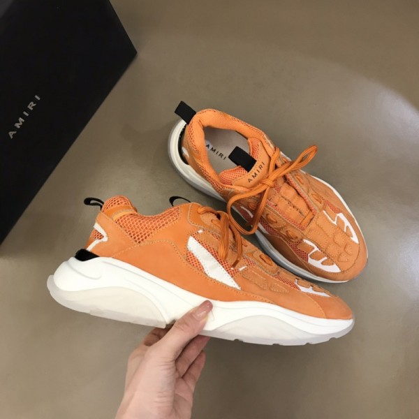 Amiri Bone Runner Sneakers - 'Orange - White ' - AMRBR-010