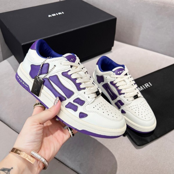 Amiri Skel Low Top Sneakers - Purple - White ASNK-002