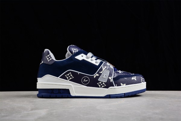 LV Trainer Sneaker Dark Blue