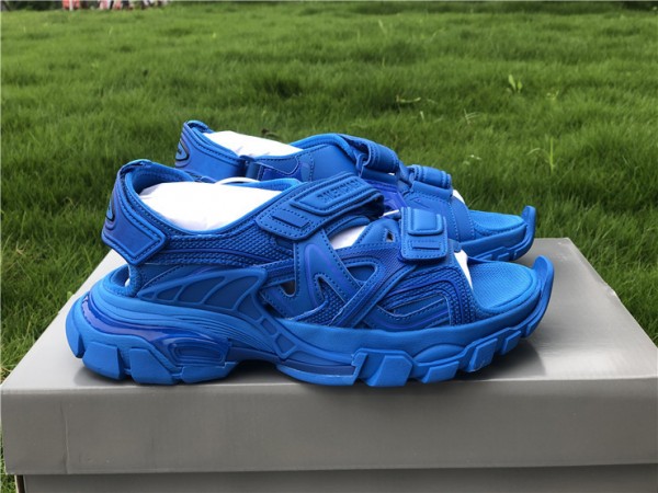 Balenciaga Track Sandal Blue