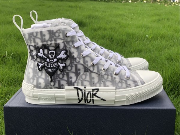 Dior And Shawn B23 High Top Bee Embroidery 