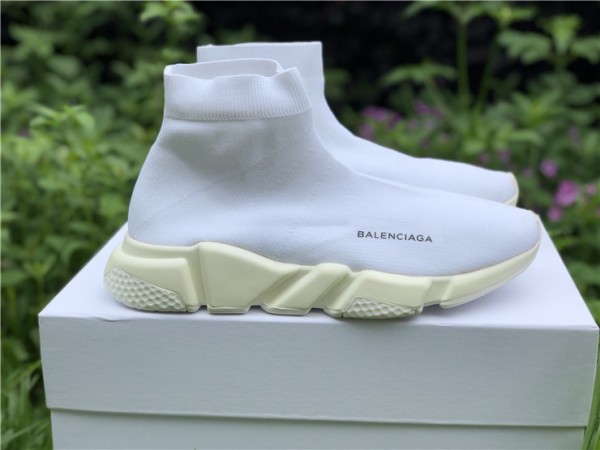  Balenciaga Speed Trainer Triple White 