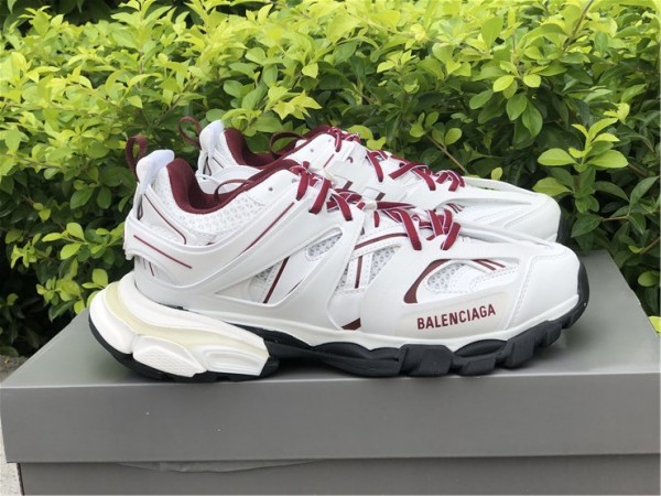 Balenciaga Track Sneaker 'White Burgundy'