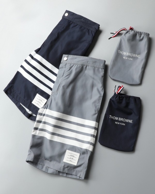 Thom Browne Shorts Navy/Grey