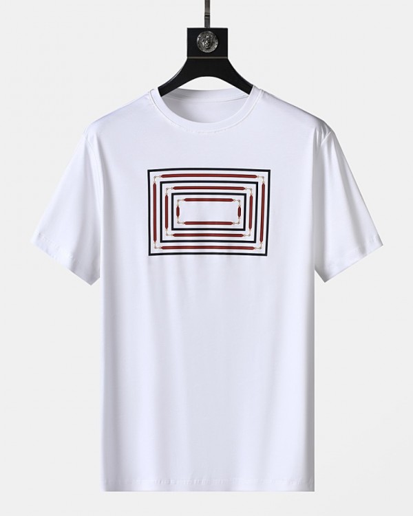 Hermes Printed T-shirt White HM002