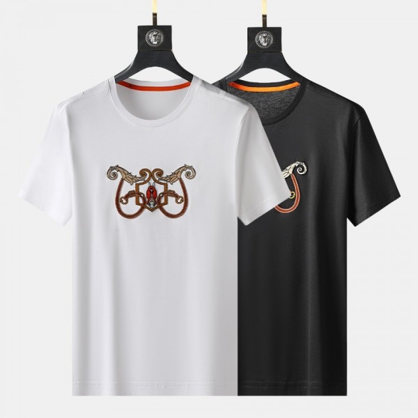 Hermès Short Sleeve T-Shirt Black/White