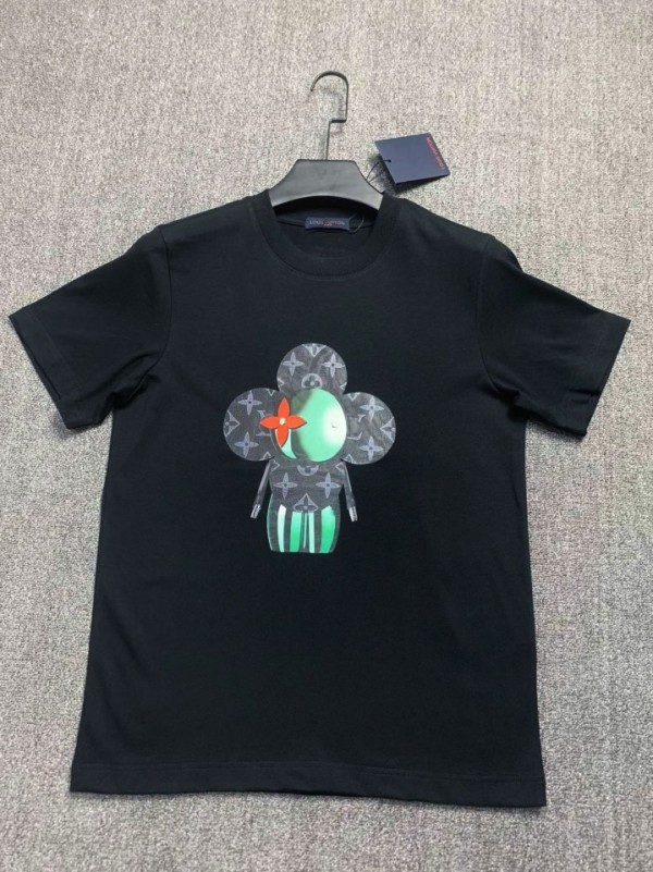 Louis Vuitton Short Sleeve T-shirt Black/White