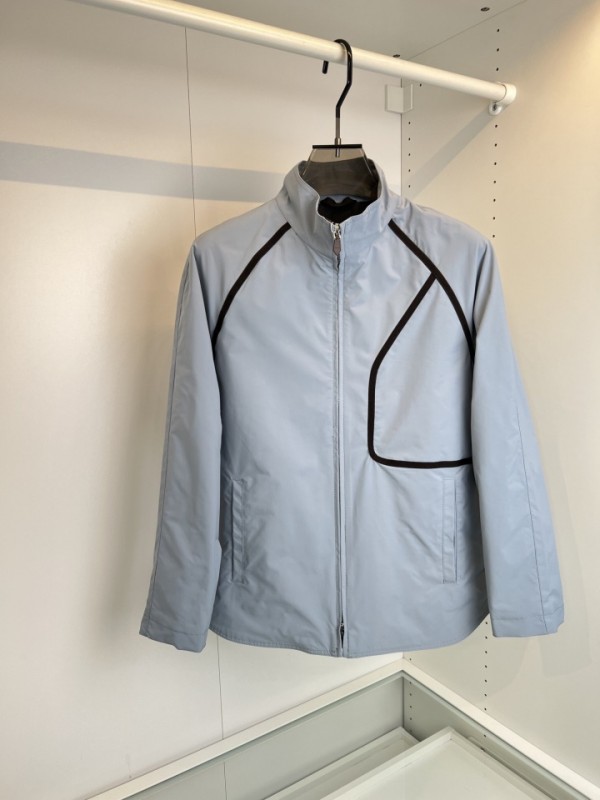Hermes Coat - Light Blue