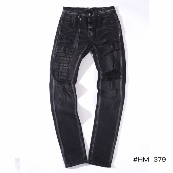 Amiri Bandana Thrasher Jeans - Black