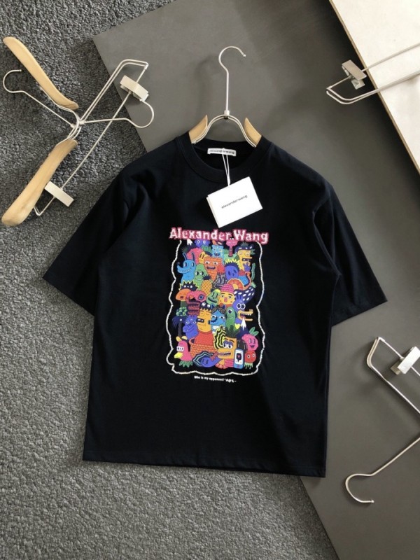 Alexander Wang Short Sleeve T-shirt Black