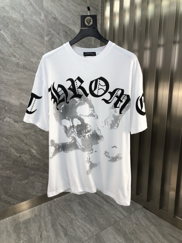 Chrome Hearts Short Sleeve T-Shirt White/Black CHH-0006