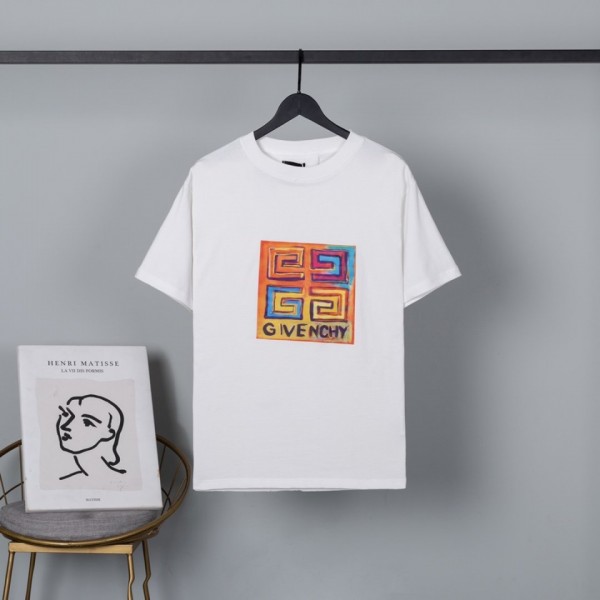 Givenchy Short Sleeve T-Shirt White/Black GIV-0001