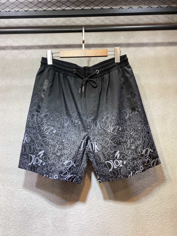 Dior Shorts Black/White Logo  DIOR-0001