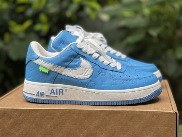 LV x Nike Air Force 1 Low Blue