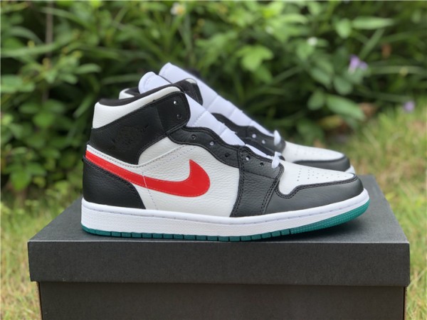 Jordan 1 Mid Alternate Swooshes Red Yellow (W)