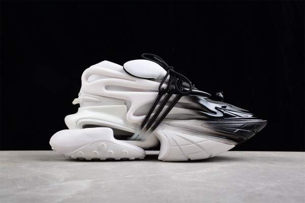 Balmain Unicorn low-top trainers in neoprene and leather