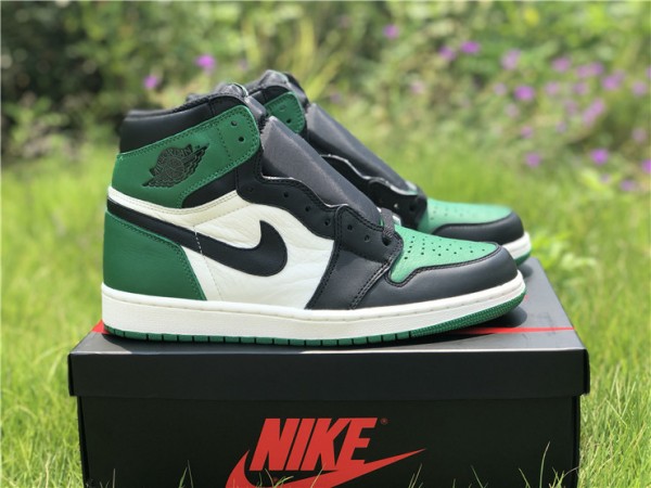 Jordan 1 Retro High Pine Green White