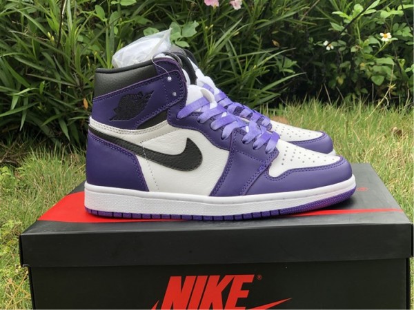 Jordan 1 Retro High Court Purple White