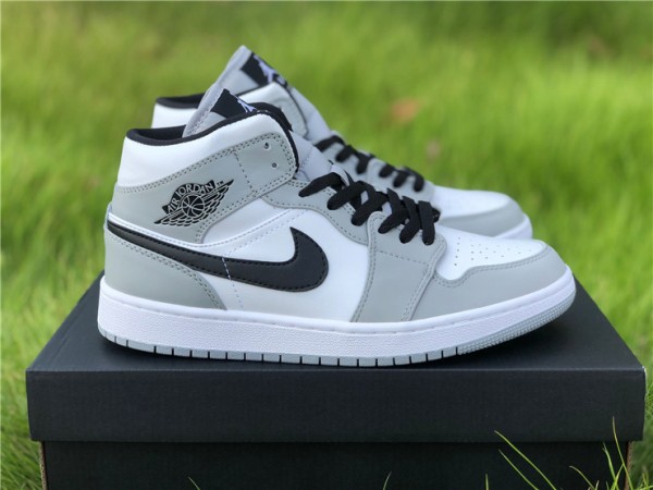 Jordan 1 Mid Light  Smoke Grey