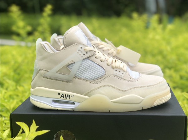 OFF-WHITE x Air Jordan 4 Retro Off-White Sail (W)