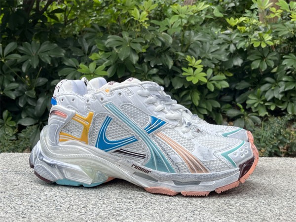  Balenciaga Runner Multicolor White Yellow Pink Blue