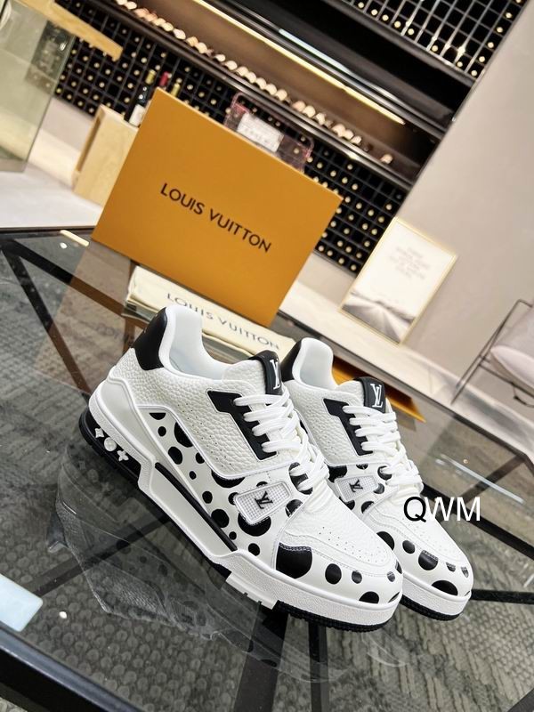 LV x Yayoi Kusama Trainer Sneaker (2023) - Black 1AB8JL
