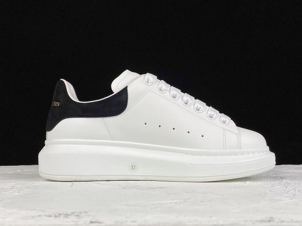 Alexander McQueen Oversized Sneaker White Black Suede