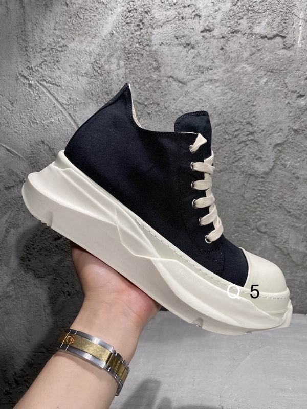 Rick Owens DRKSHDW ABSTRACT Low Top - Black White ROWHT-007