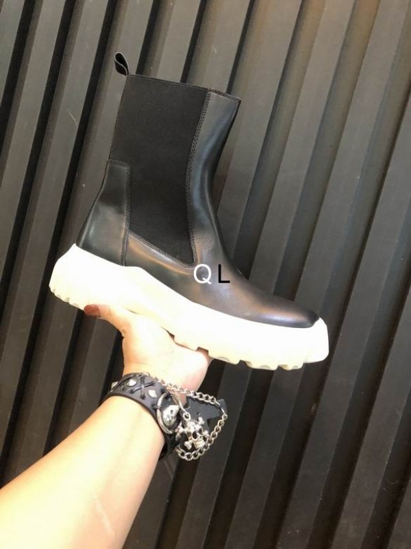 Rick Owens SS23 EDFU Beatle Bozo Tractor in Black White ROWHT-004