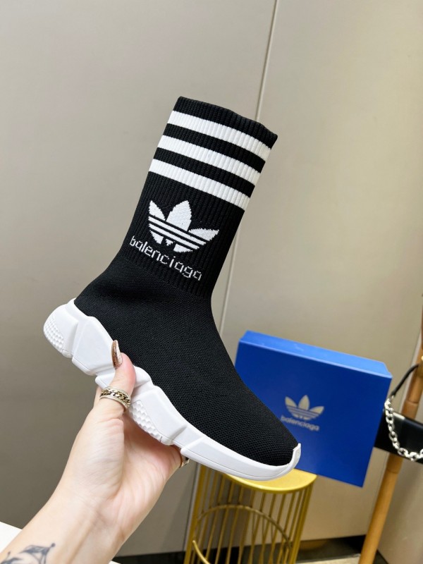 Adidas x Balenciaga Speed Trainer in Black