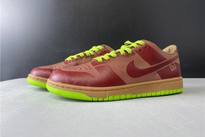 Nike Dunk Low 1-Piece Laser Varsity Red Chartreuse 