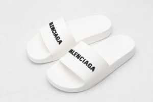 Balenciaga Slide Sandal White