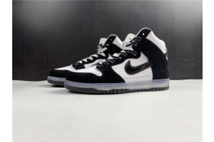 Slam Jam x Nike Dunk High White Black 