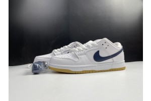 Nike SB Dunk Low Orange Label White Navy 