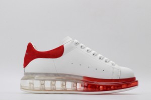 Alexander McQueen Oversized Sneaker White Translucent Red