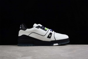 LV Trainer Sneaker Black White 1A9ADA