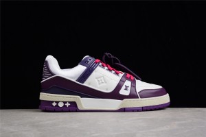 LV Trainer Low Purple White