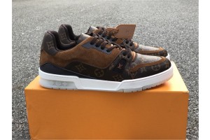Louis Vuitton Trainer Suede Monogram 1A5UR4