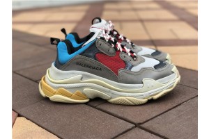 Balenciaga Triple S Sneaker 'Blue Red' 2018