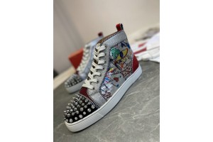 Christian Louboutin High Top Sneaker 