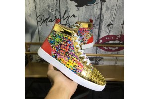 Christian Louboutin High Top Sneaker 