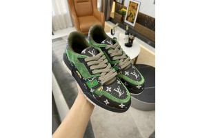 LV Trainer Sneaker Brown - Green LV-T0048