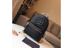 Gucci GG Leather Backpack 01623