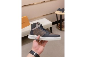 Louis Vuitton Rivoli brown and black sneaker boot