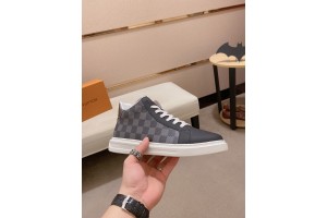 Louis Vuitton Grey High Top Sneakers