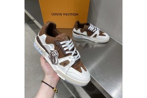 Louis Vuitton monogram reverse trainer shoes