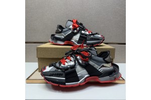 Dolce & Gabbana DG Mixed-material Space Sneakers Multicolor